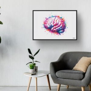 dream watercolour brain side waiting room