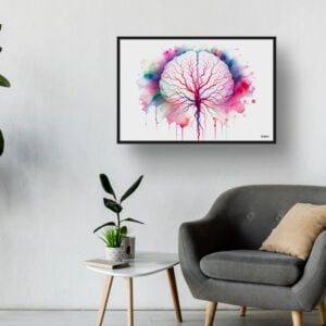 dream watercolour cerebral angiography back waiting room