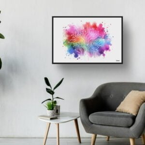 dream watercolour circuit board waiting room