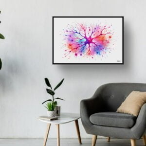 dream watercolour cortical neurons waiting room