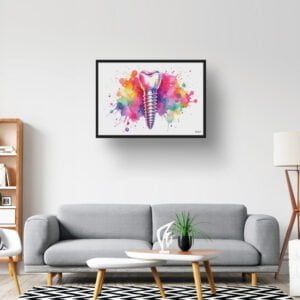 dream watercolour dental implant lobby