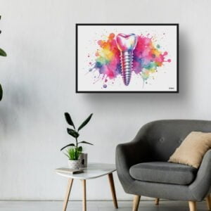 dream watercolour dental implant waiting room