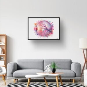 dream watercolour eye anatomy retina lobby