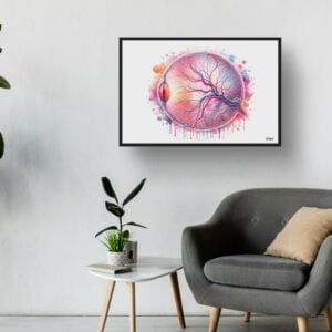 dream watercolour eye anatomy retina waiting room