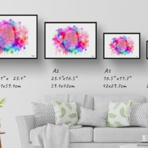 dream watercolour fingerprint print size comparison