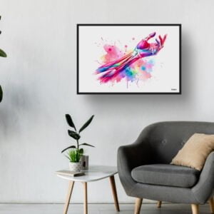 dream watercolour forehand inside waiting room