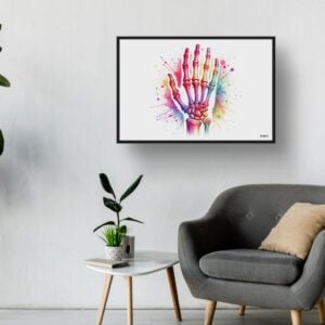 dream watercolour hand waiting room
