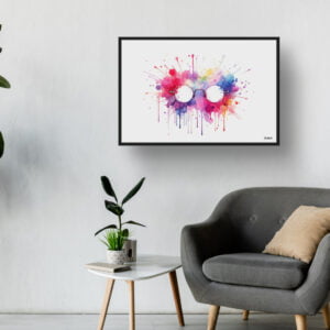 dream watercolour kids round glasses waiting room