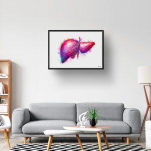 dream watercolour liver lobby