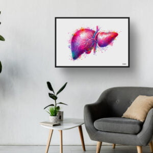 dream watercolour liver waiting room