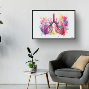 dream watercolour lungs waiting room