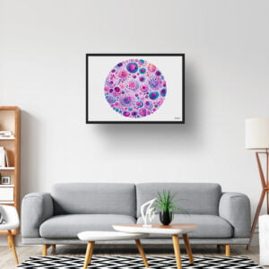 dream watercolour photomicrograph organ tissue lobby