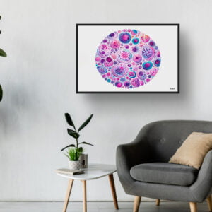 dream watercolour photomicrograph organ tissue waiting room