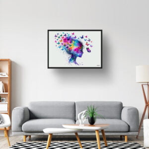 dream watercolour psychology thoughts of a woman lobby