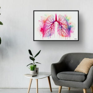 dream watercolour pulmonary angiogram waiting room