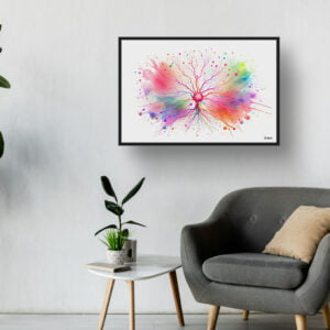 dream watercolour purkinje cells waiting room