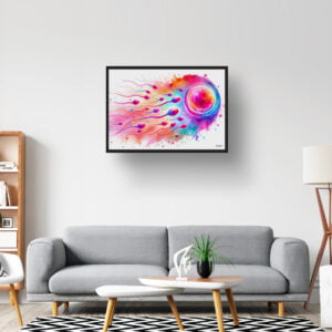 dream watercolour sperm cells lobby