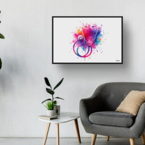 dream watercolour stethoscope waiting room