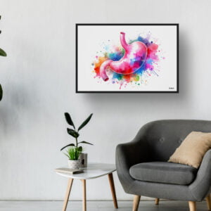 dream watercolour stomach waiting room