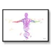 medical splash dna figure front view