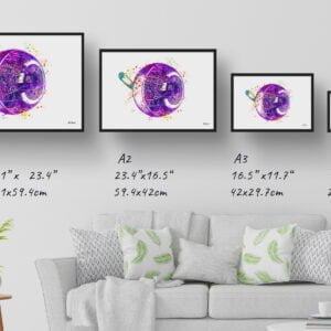 medical splash eye print size comparison