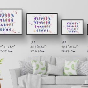 medical splash sign language print size comparison