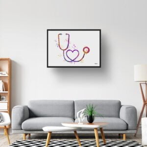 medical splash stethoscope lobby
