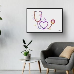 medical splash stethoscope waiting room