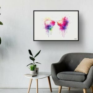 dream watercolour aviator glasses waiting room