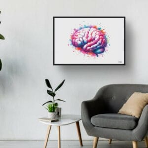 dream watercolour brain side waiting room