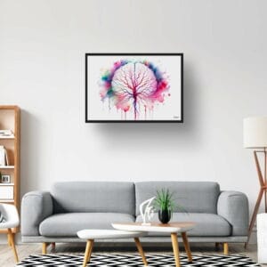 dream watercolour cerebral angiography back lobby 1