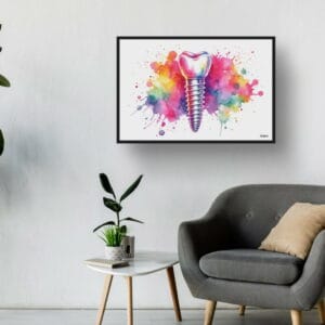 dream watercolour dental implant waiting room 1