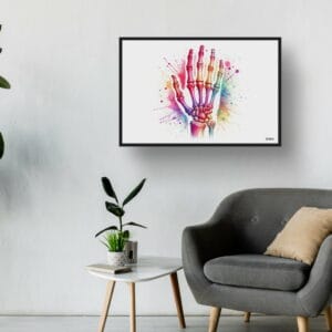 dream watercolour hand waiting room 1