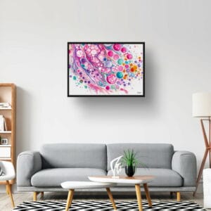 dream watercolour micrograph of follicular thyroid carcinoma lobby 1