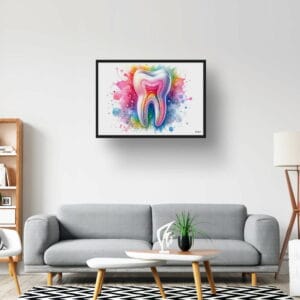 dream watercolour molar anatomy lobby