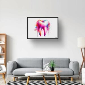 dream watercolour molar tooth lobby 1