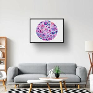 dream watercolour photomicrograph organ tissue lobby 1