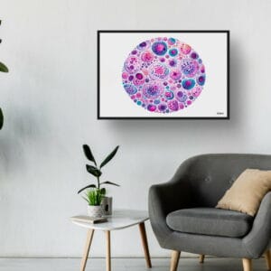 dream watercolour photomicrograph organ tissue waiting room 1