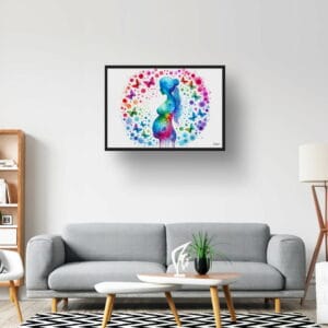 dream watercolour pregnancy lobby