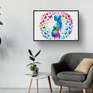 dream watercolour pregnancy waiting room 1