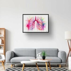 dream watercolour pulmonary angiogram lobby