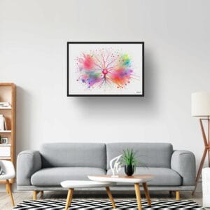 dream watercolour purkinje cells lobby