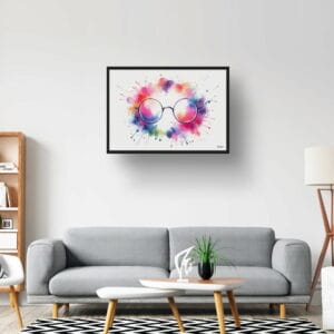 dream watercolour round glasses lobby 1