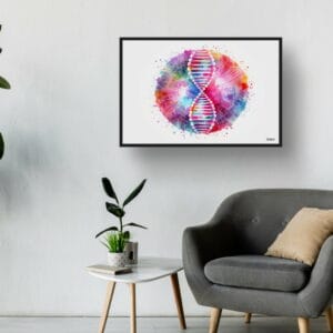 dream watercolour single genome map waiting room 1