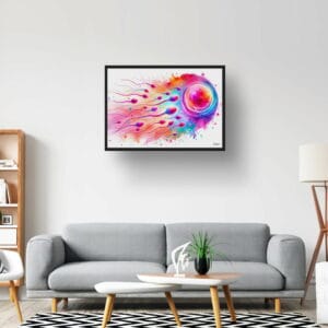 dream watercolour sperm cells lobby