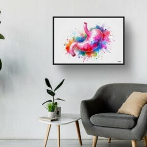 dream watercolour stomach waiting room 1