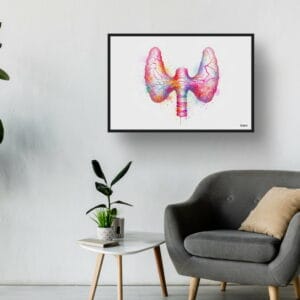 dream watercolour thyroid gland waiting room