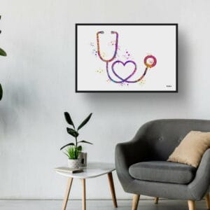 medical splash stethoscope waiting room
