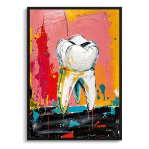 Modern Abstract Molar Print - Dentist Wall Art