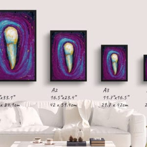 dental nocturne canine print size comparison